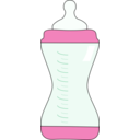 download Baby Bottle clipart image with 270 hue color