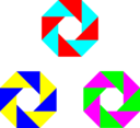 Half Squares 3 Octogons