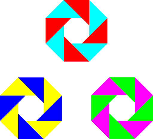 Half Squares 3 Octogons