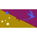 download Antarctica Christmas Island Flag clipart image with 180 hue color