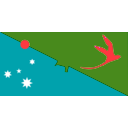 download Antarctica Christmas Island Flag clipart image with 315 hue color