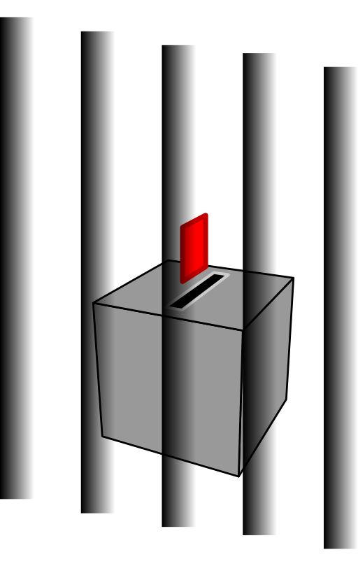 Ballot Box Behind Bars