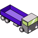 download Iso Truck 4 clipart image with 225 hue color