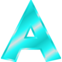 download Effect Letters Alphabet Red clipart image with 180 hue color