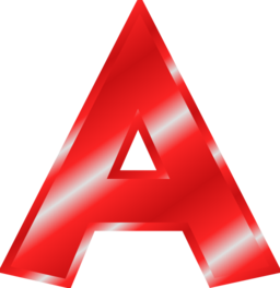 Effect Letters Alphabet Red