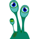 download Extraterrestrial Eye Plant clipart image with 45 hue color