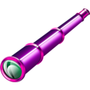 download Spyglass clipart image with 270 hue color