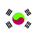 download Flag Of South Korea clipart image with 90 hue color