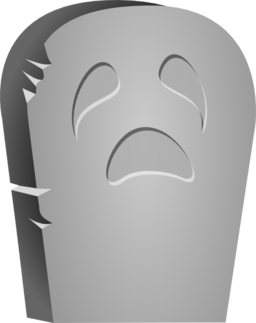 Halloween Tombstone Face