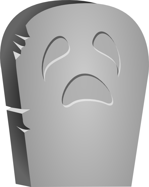 Halloween Tombstone Face