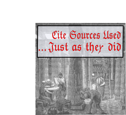 Cite Sources Used Just As They Did