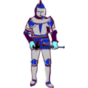 download Knight clipart image with 180 hue color