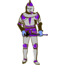 download Knight clipart image with 225 hue color