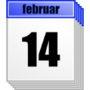 download Clock Calendar clipart image with 180 hue color