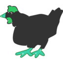 download Hen clipart image with 135 hue color