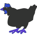 download Hen clipart image with 225 hue color