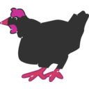 download Hen clipart image with 315 hue color