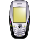 download Mobile Phone clipart image with 225 hue color