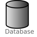 download Database Symbol Labelled clipart image with 90 hue color