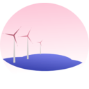 download Wind Mills clipart image with 135 hue color