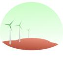 download Wind Mills clipart image with 270 hue color