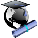 download Graduate 3 clipart image with 180 hue color