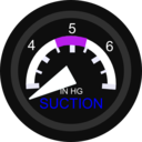 download Cessna Type Gyro Suction Gage clipart image with 180 hue color