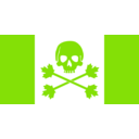 download Pirate Flag Of Canada clipart image with 90 hue color