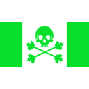 download Pirate Flag Of Canada clipart image with 135 hue color