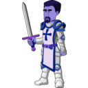 download Knight clipart image with 225 hue color