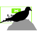 download Dove clipart image with 90 hue color