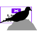 download Dove clipart image with 270 hue color
