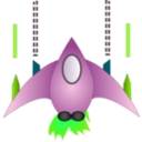 download Space Ship clipart image with 90 hue color