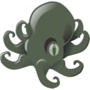 download Little Octopus clipart image with 180 hue color