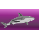 download Shark clipart image with 90 hue color