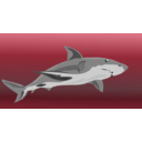 download Shark clipart image with 135 hue color