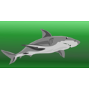 download Shark clipart image with 270 hue color