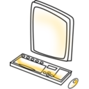 download Computer clipart image with 225 hue color