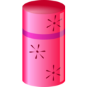 download Shiny Pink And Purple Cylinder Container clipart image with 45 hue color