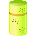 download Shiny Pink And Purple Cylinder Container clipart image with 135 hue color