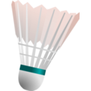 download Badminton Shuttlecock clipart image with 180 hue color