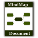 download Mindmap Icon clipart image with 270 hue color