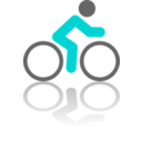 download Bike clipart image with 180 hue color