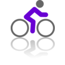 download Bike clipart image with 270 hue color