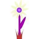 download Marguerite clipart image with 225 hue color