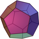 download Octahedron clipart image with 225 hue color