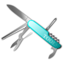 download Knife clipart image with 180 hue color