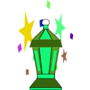 download Ramadan Lamp clipart image with 90 hue color