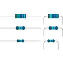 download Resistors clipart image with 180 hue color