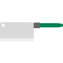 download Cleaver clipart image with 135 hue color